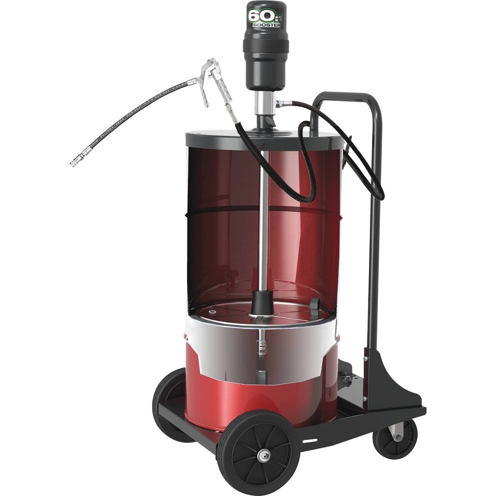 Ensemble pneumatique graisse 12/30kg 60:1 avec pistolet tuyau 4m et chariot 4 roues PIUSI - 10376
