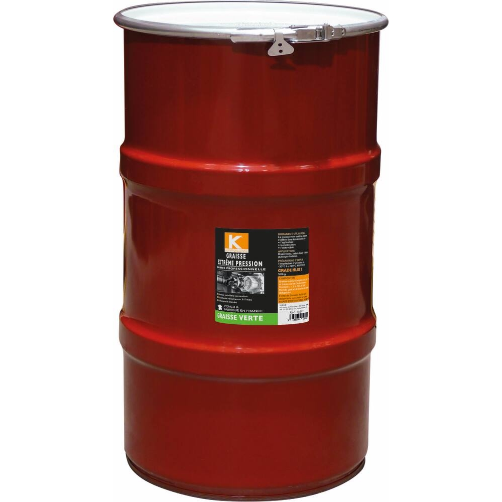 Graisse verte extrême pression - fût de 50kg KARZHAN - 10381