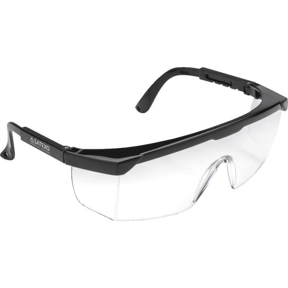 Lunettes de protection incolores avec branches réglables - 10450