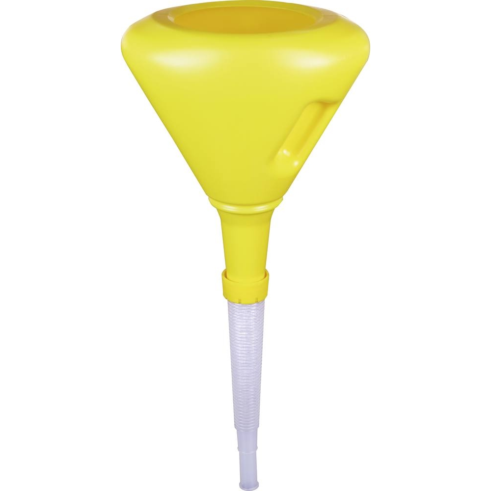 Entonnoir droit anti-éclaboussure 250mm avec flexible plastique et filtre SODILUB - 10468