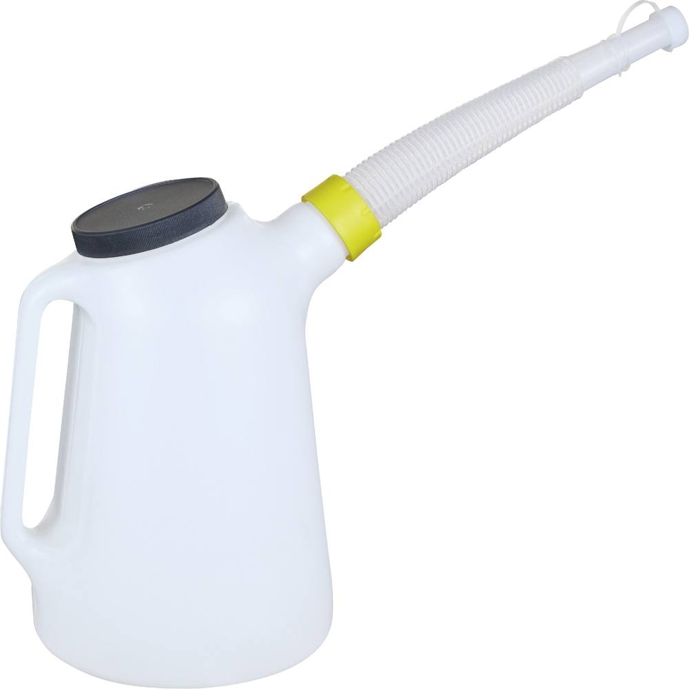 Broc verseur gradué 5L avec couvercle à visser et bec flexible STILKER - 10494