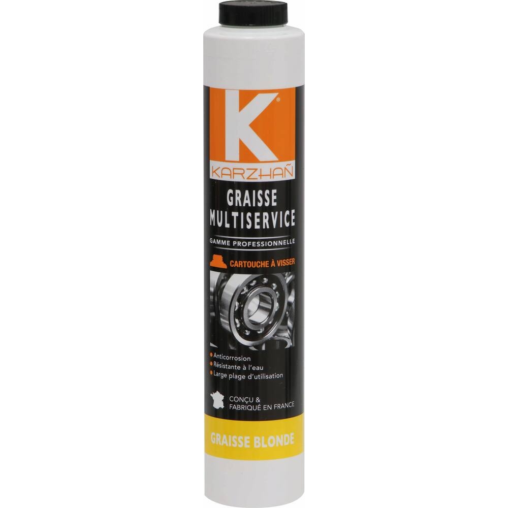 Graisse blonde multiservice - cartouche à visser de 400g KARZHAN - 10498