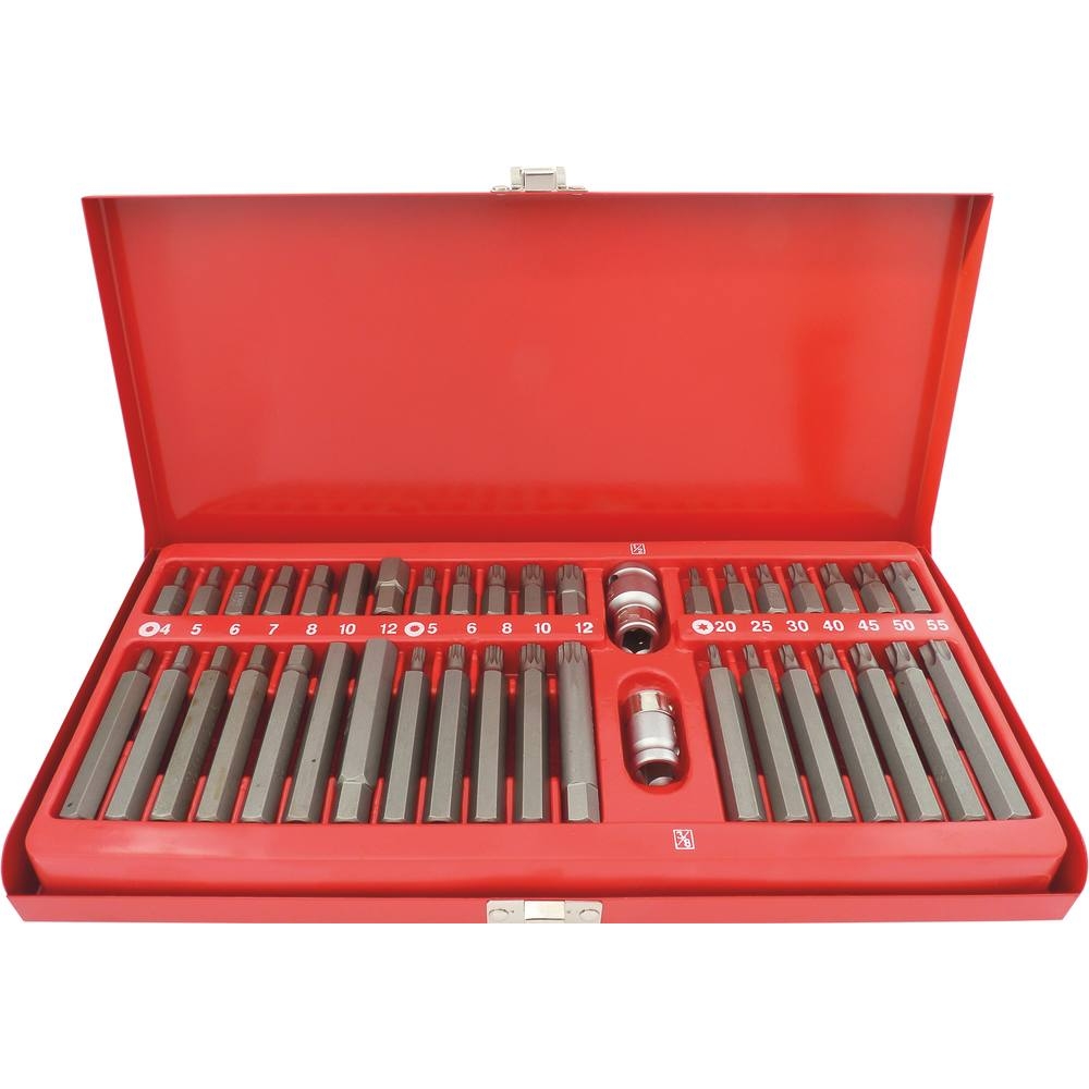 Embout hexagonal 10mm XZN/hexagonal/Torx avec 2 douilles 1/2 et 3/8
