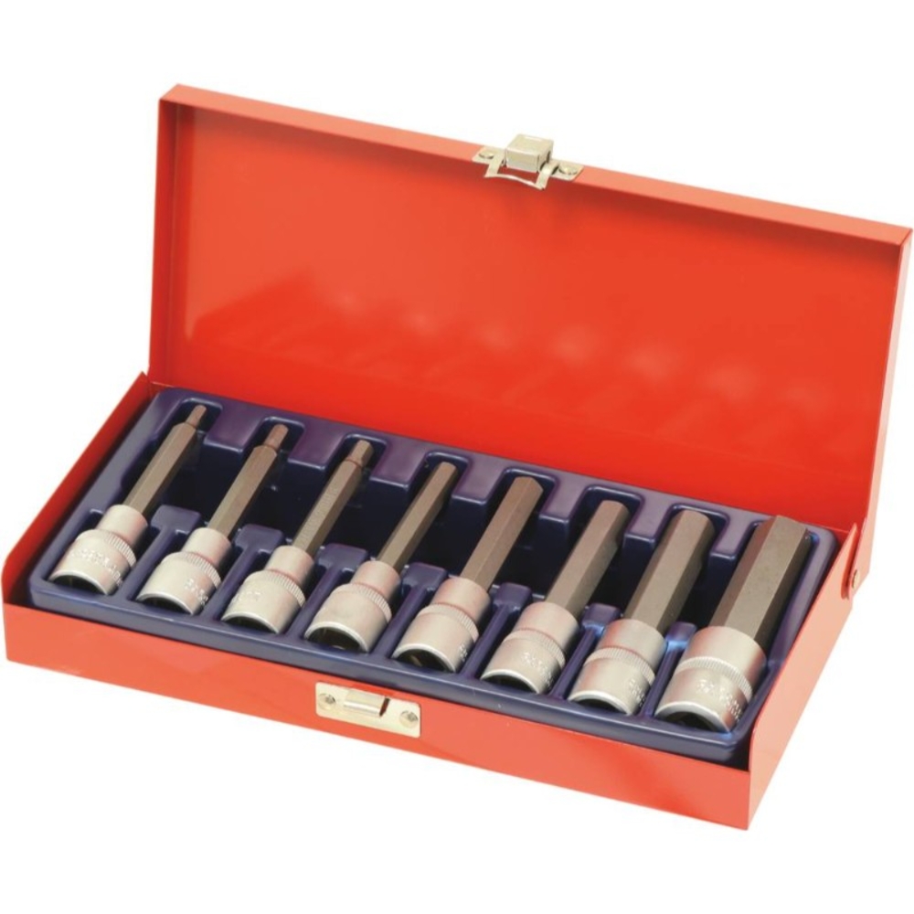 8 douilles 1/2' de 5 a 17 mm + coffret DRAKKAR TOOLS - 10753