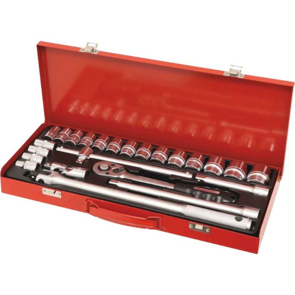 Coffret 24 pièces douilles 1/2' + coffret DRAKKAR TOOLS - 10756