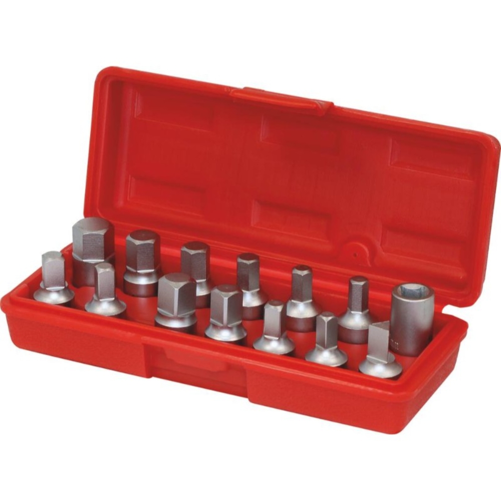 Coffret 14 embouts de vidange 3/8' DRAKKAR TOOLS - 10765