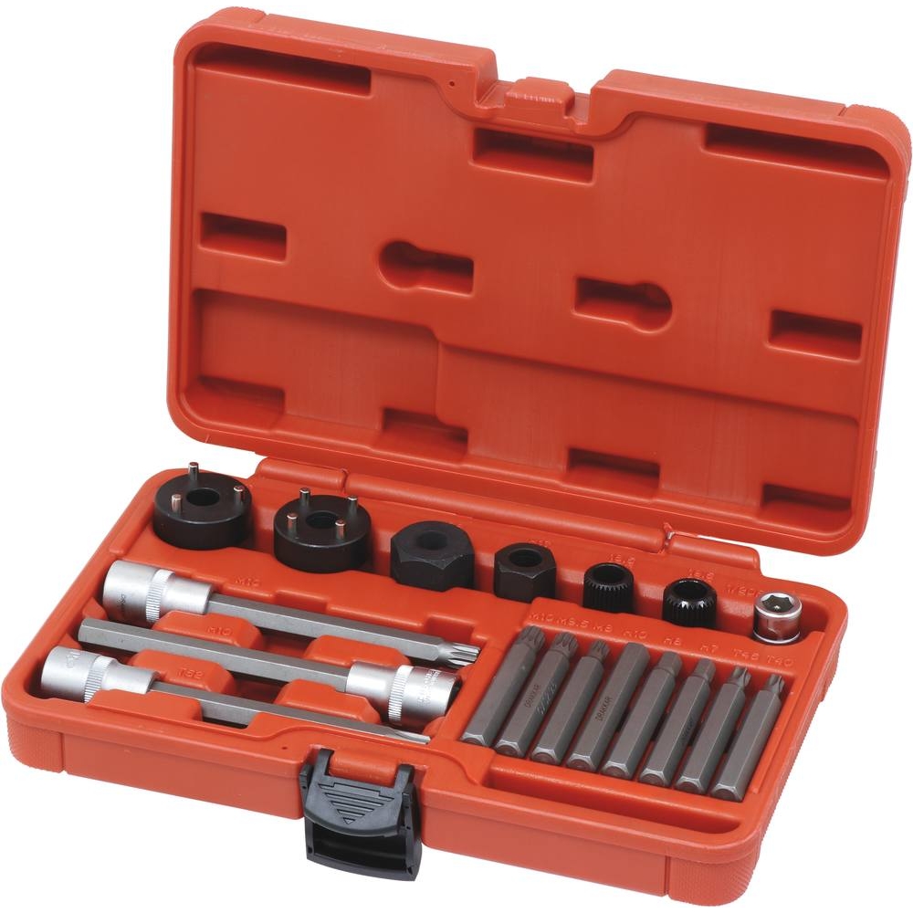 Outil de démontage poulies d'alternateur - coffret de 18 pcs DRAKKAR - 10769