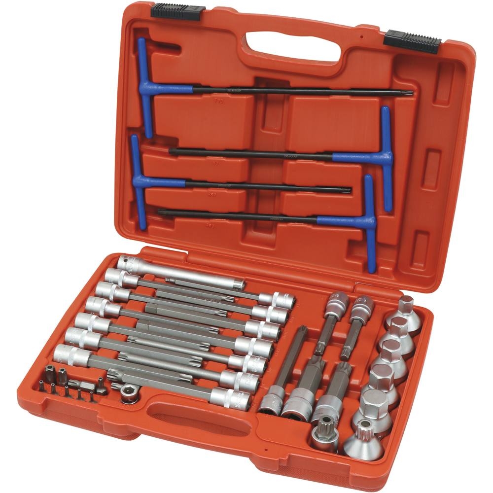 Douilles tournevis extra longues - coffret de 41 pcs DRAKKAR TOOLS - 10775