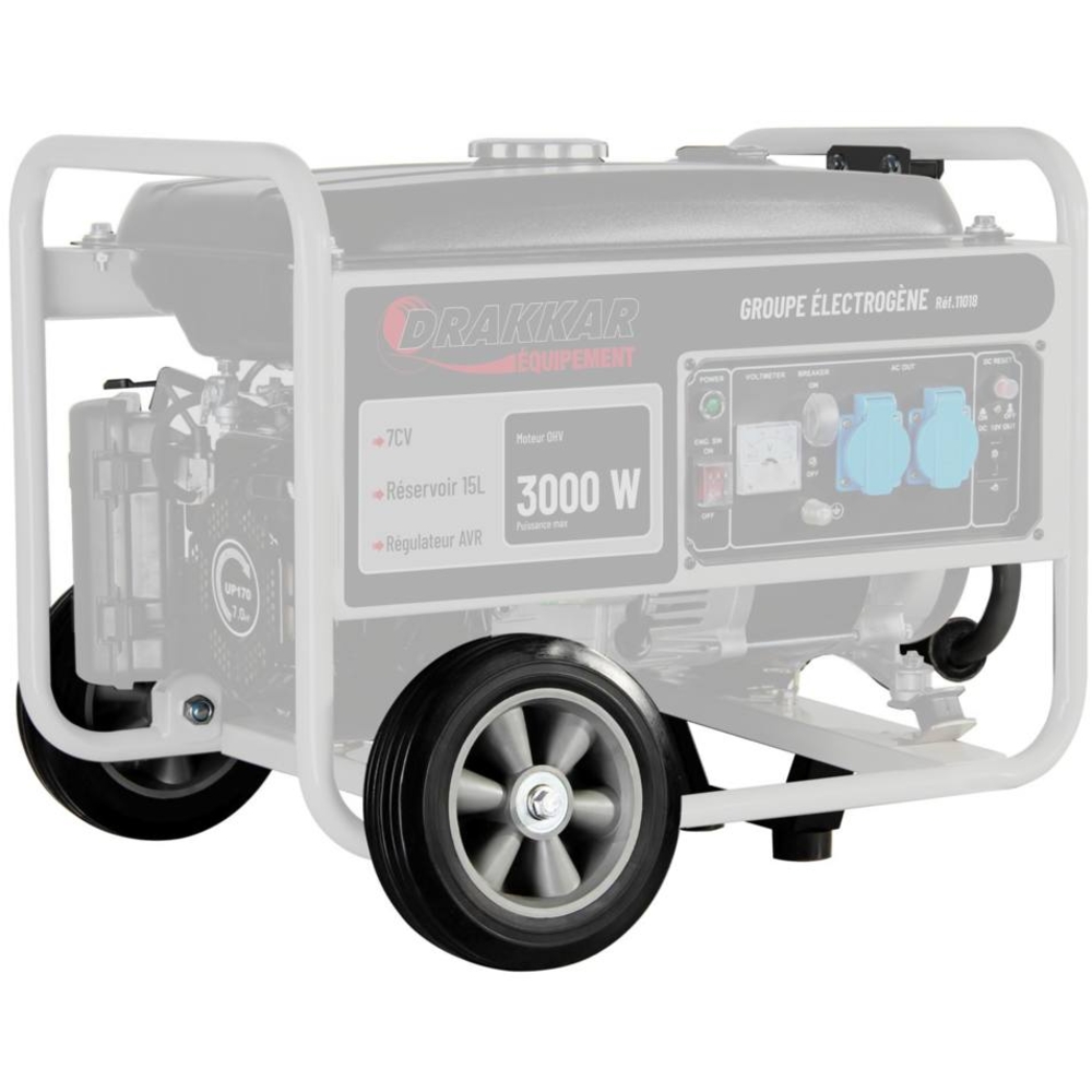 Kit brouette pour groupe électrogène 11017 DRAKKAR - 11029