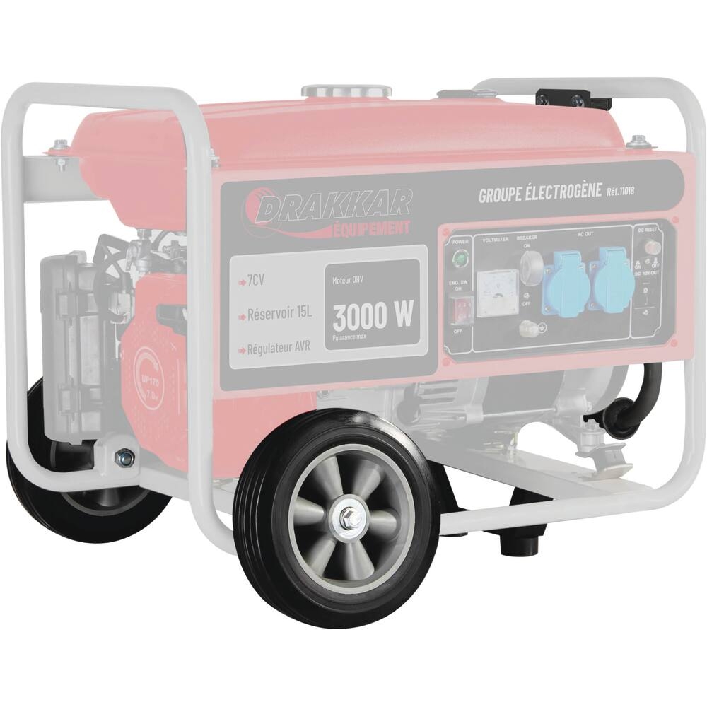 Kit brouette pour groupe électrogène 11018 DRAKKAR - 11030