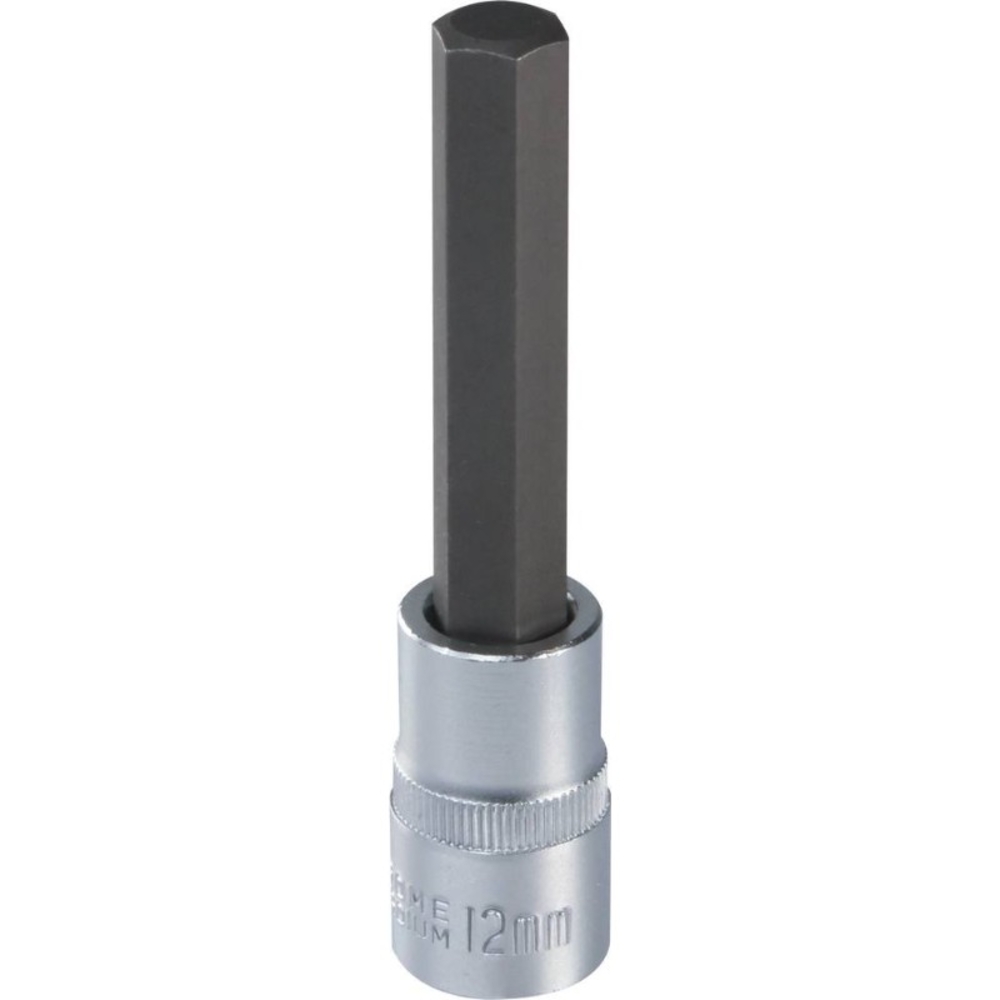 Douille 100mm embout hexagonal 6 pans 1/2' taille 12mm dt DRAKKAR TOOLS - 11135