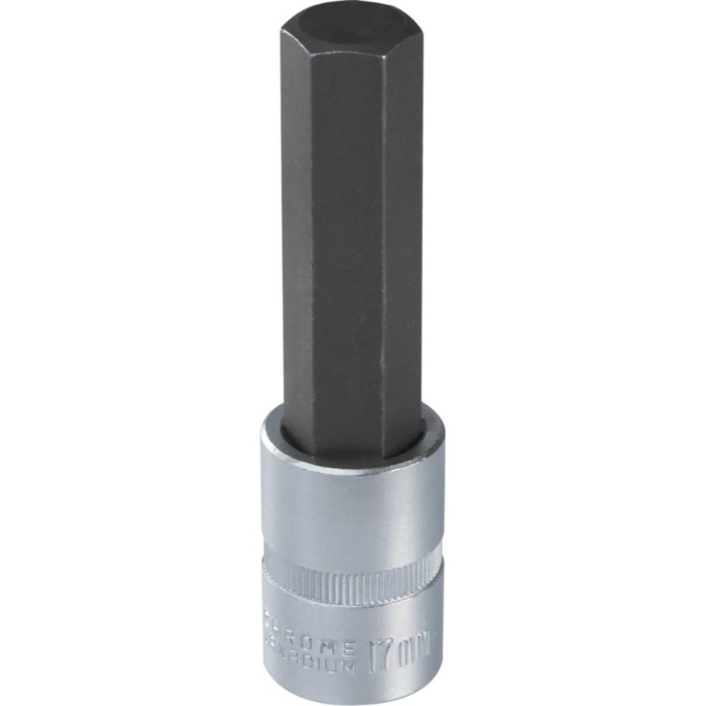 Douille 100mm embout hexagonal 6 pans 1/2' taille 17mm dt DRAKKAR TOOLS - 11137