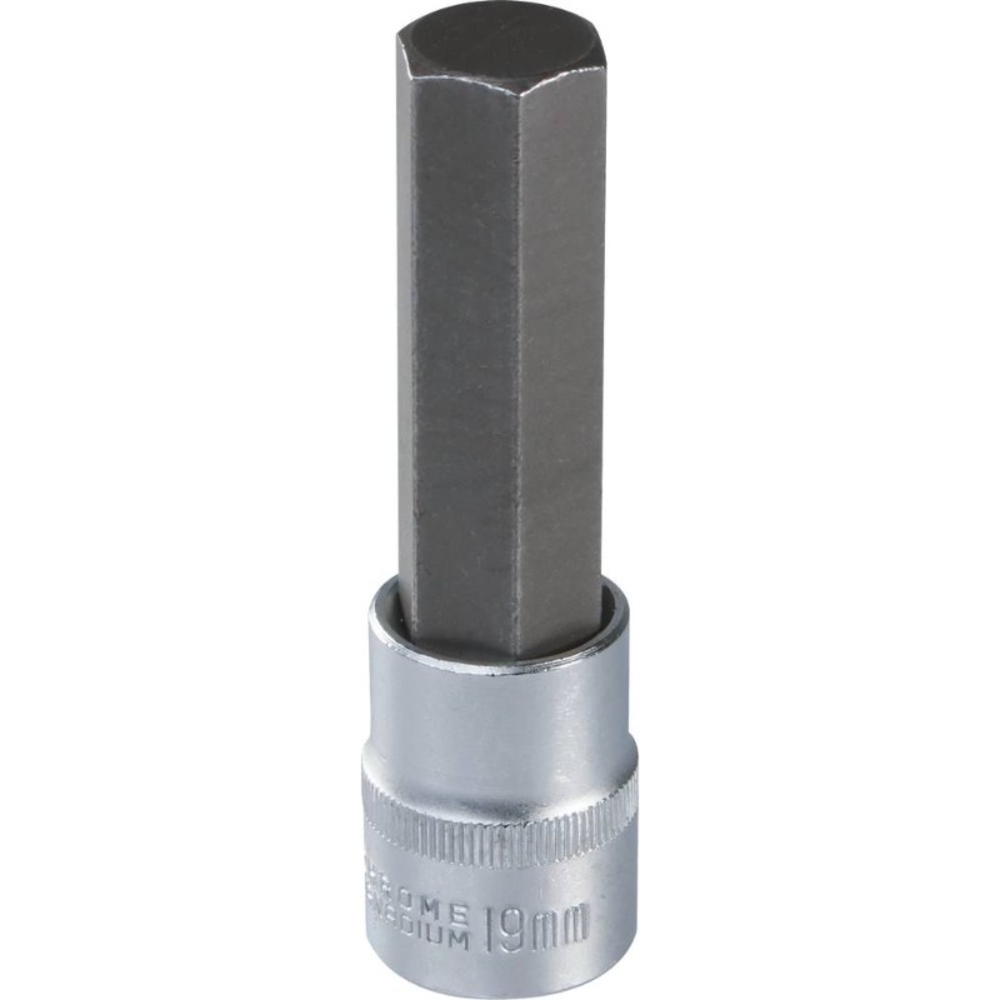 Douille 100mm embout hexagonal 6 pans 1/2' taille 19mm dt DRAKKAR TOOLS - 11138