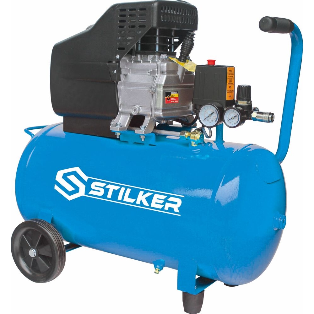 Compresseur coaxial 50L 8 bar 2CV 230V mono STILKER 11217