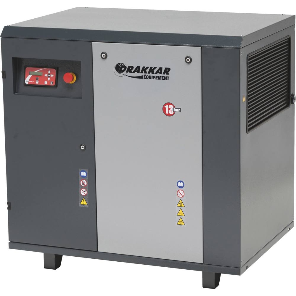 Compresseur à vis insonorisé sur châssis 7,5CV 400V DRAKKAR EQUIPEMENT 11243