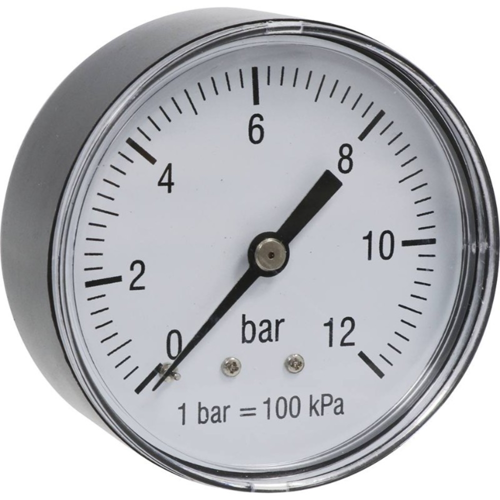 Manometre 1/4' diam 63mm /vrac 12 bars - 11302