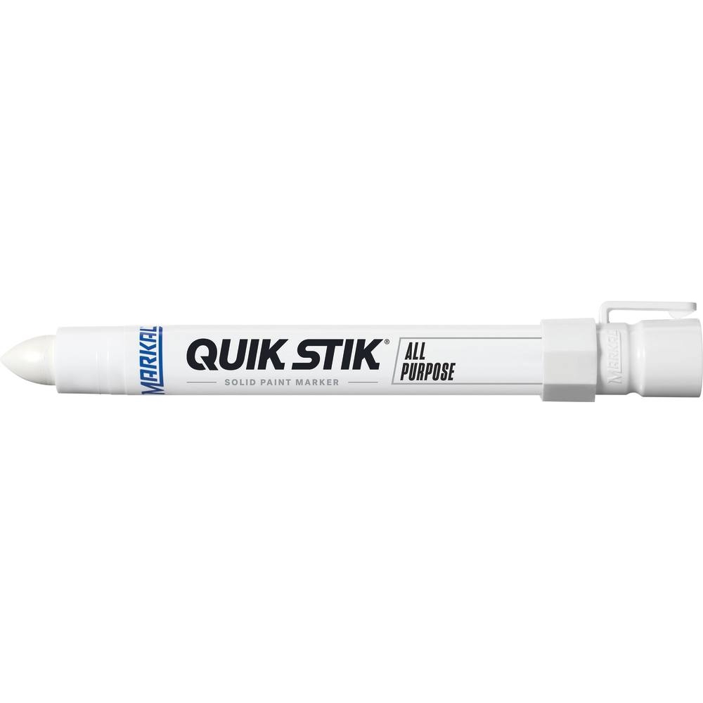 Bâton de peinture solide QUIK STIK ALL PURPOSE blanc tube à molette MARKAL - 11643
