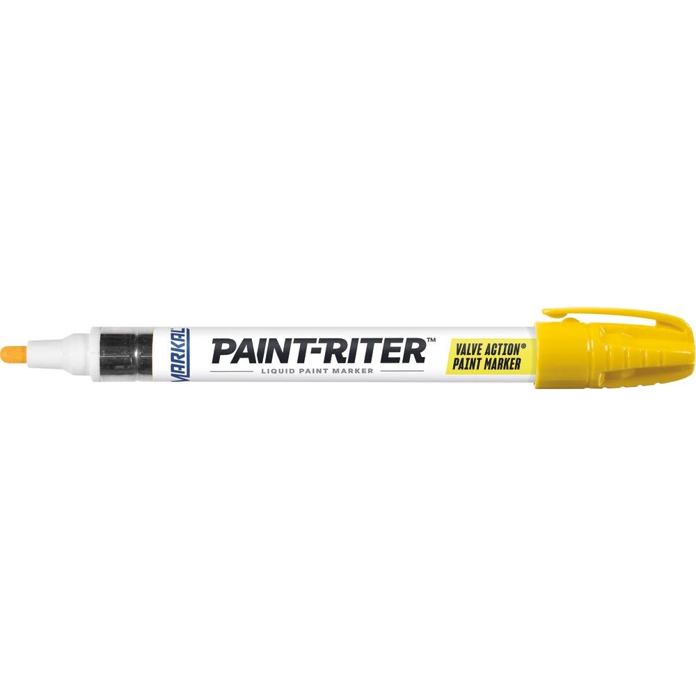 Feutre à peinture liquide permanent jaune surface propre MARKAL - 11674