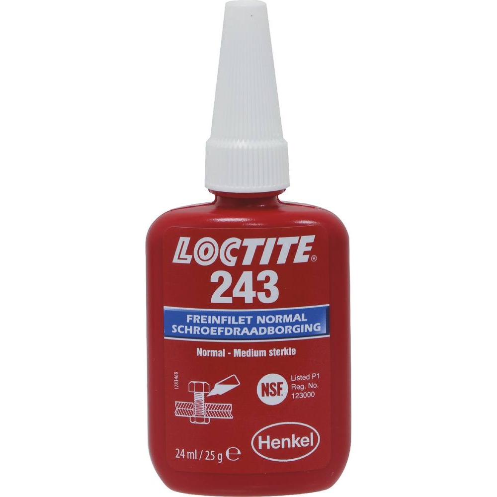 Frein filet normal 243 - flacon de 24ml LOCTITE - 11790
