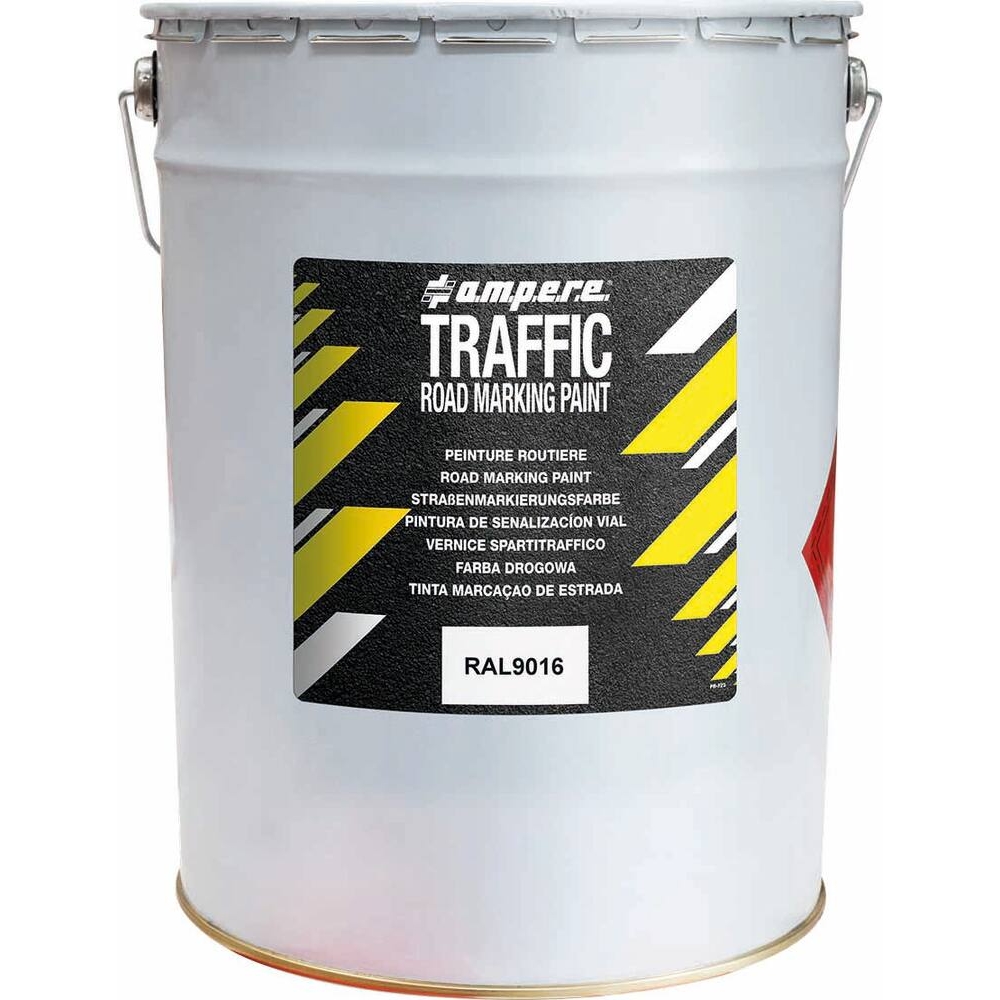 Peinture routière RAL 9016 blanc - Pot de 5kg AMPERE - 11881