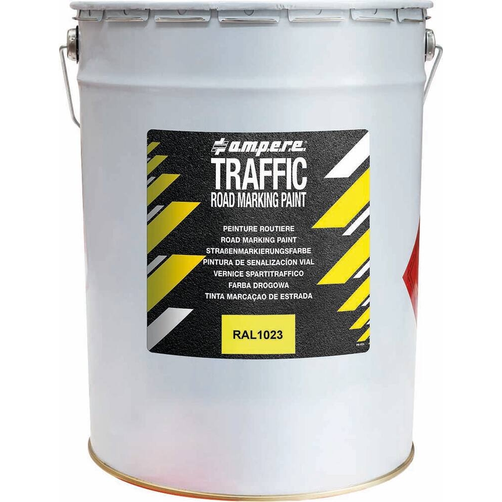 Peinture routière RAL 1023 jaune - Pot de 5kg AMPERE - 11897