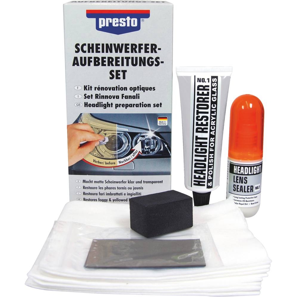 Rénovateur spécial optique - en kit PRESTO - 12057