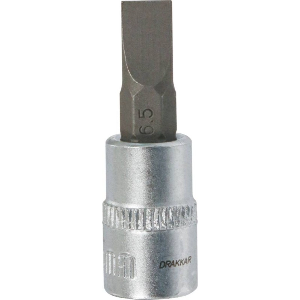 Douille 37mm embout plat 1/4' taille 6,5 dt DRAKKAR TOOLS - 12078