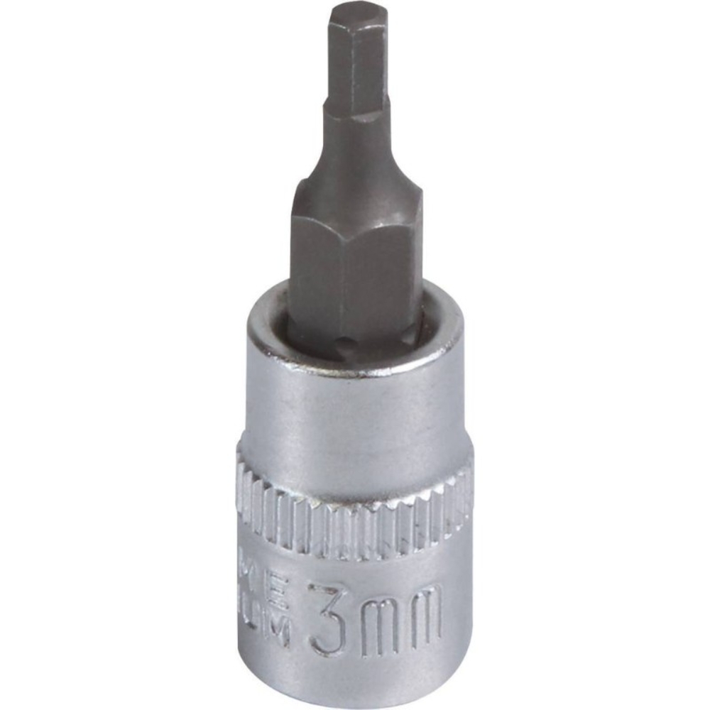 Douille 37mm embout hexagonal 6 pans 1/4' taille 3mm dt DRAKKAR TOOLS - 12088