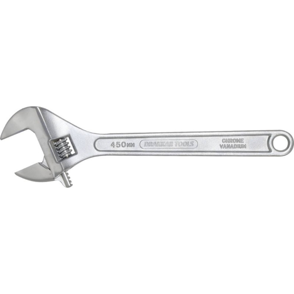 Cle a molette 450mm 18' c.v./carte dt DRAKKAR TOOLS - 12411