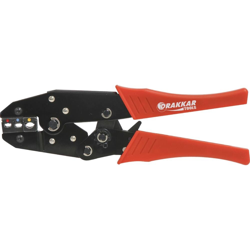 Pince à sertir 230mm automatique cosse isolée gainée PVC DRAKKAR TOOLS - 12522