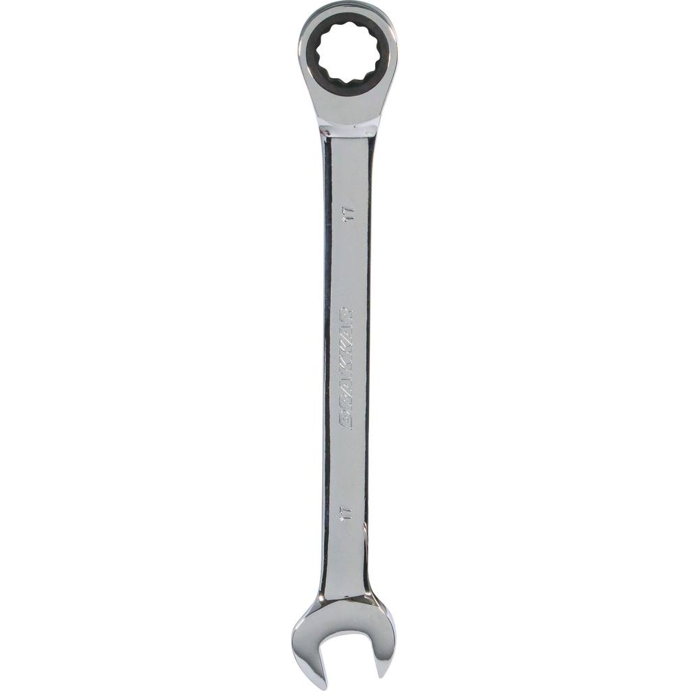 Clé mixte droite à cliquet de 17mm 72 dents DRAKKAR TOOLS - 12618