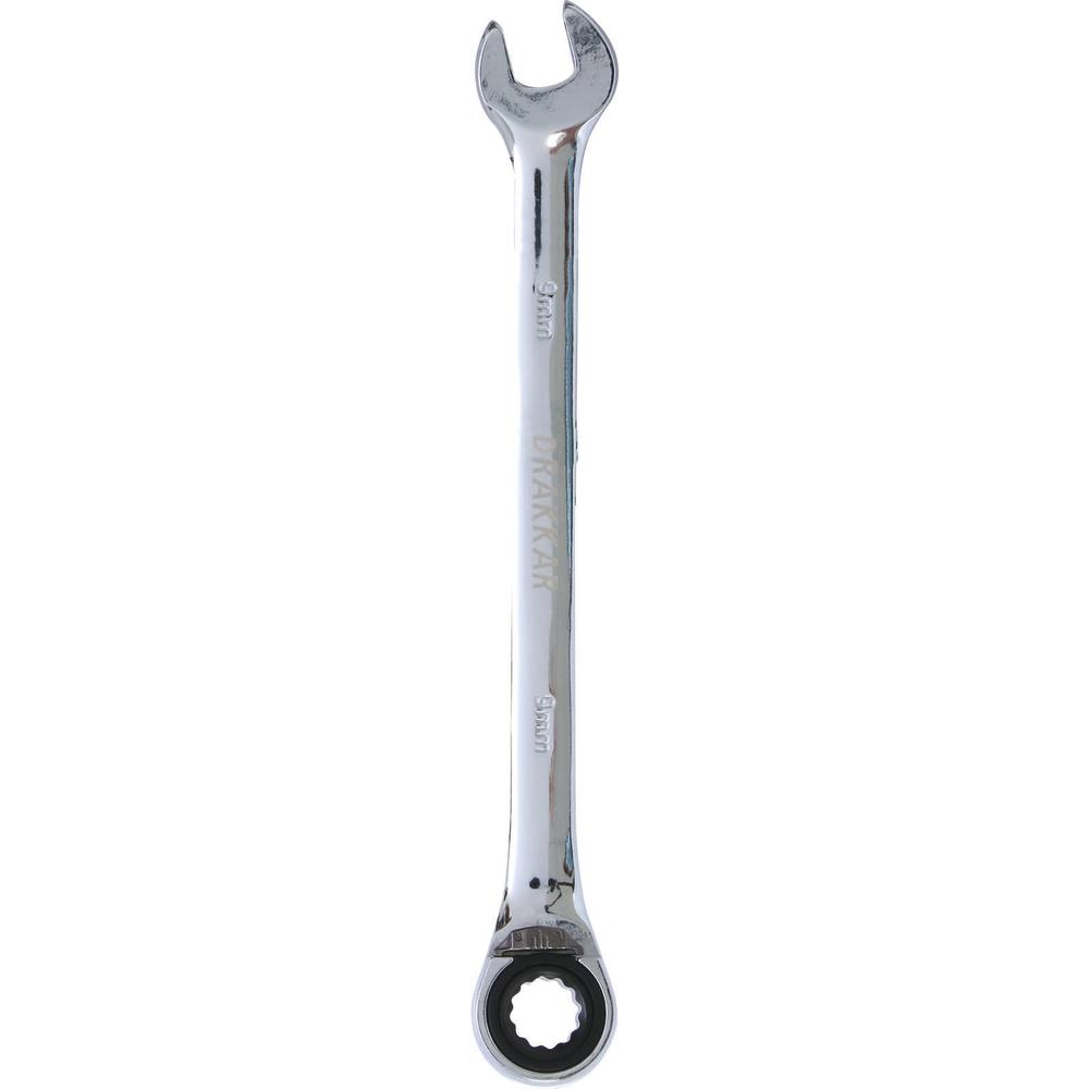 Clé mixte coudée à cliquet de 9mm avec inverseur DRAKKAR TOOLS - 12673