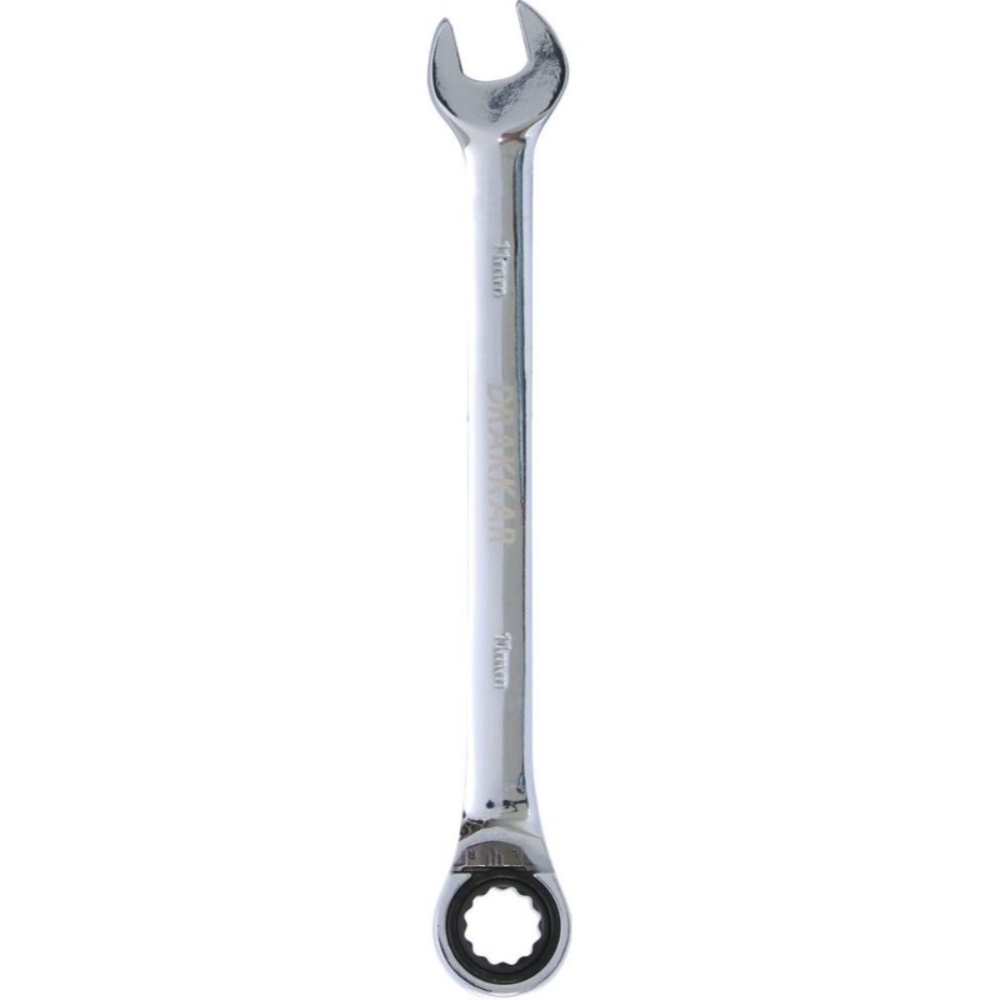 Cle mixte coudee a cliquet 11mm 72 dents dt DRAKKAR TOOLS - 12675