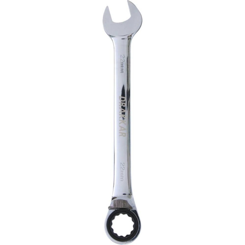 Cle mixte coudee cliquet 22mm 72 dents dt /carte DRAKKAR TOOLS - 12699
