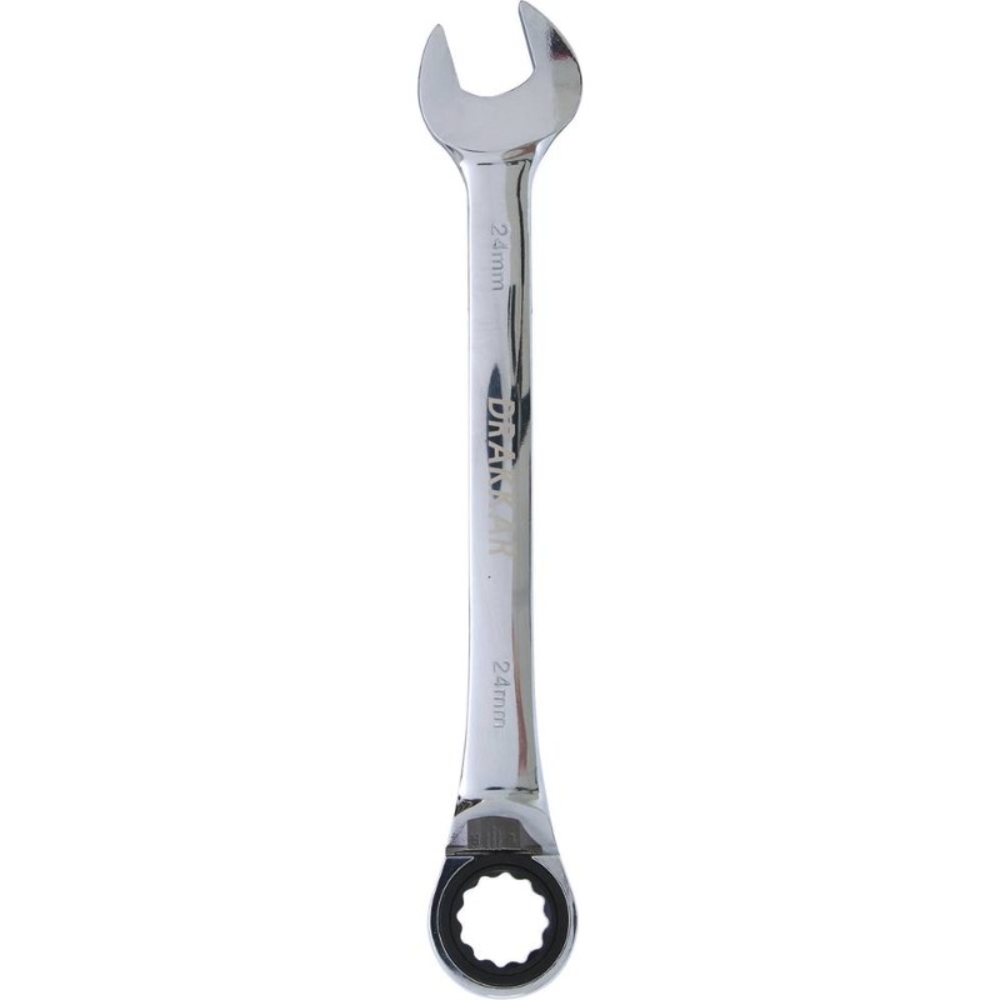 Cle mixte coudee cliquet 24mm 72 dents dt /carte DRAKKAR TOOLS - 12702