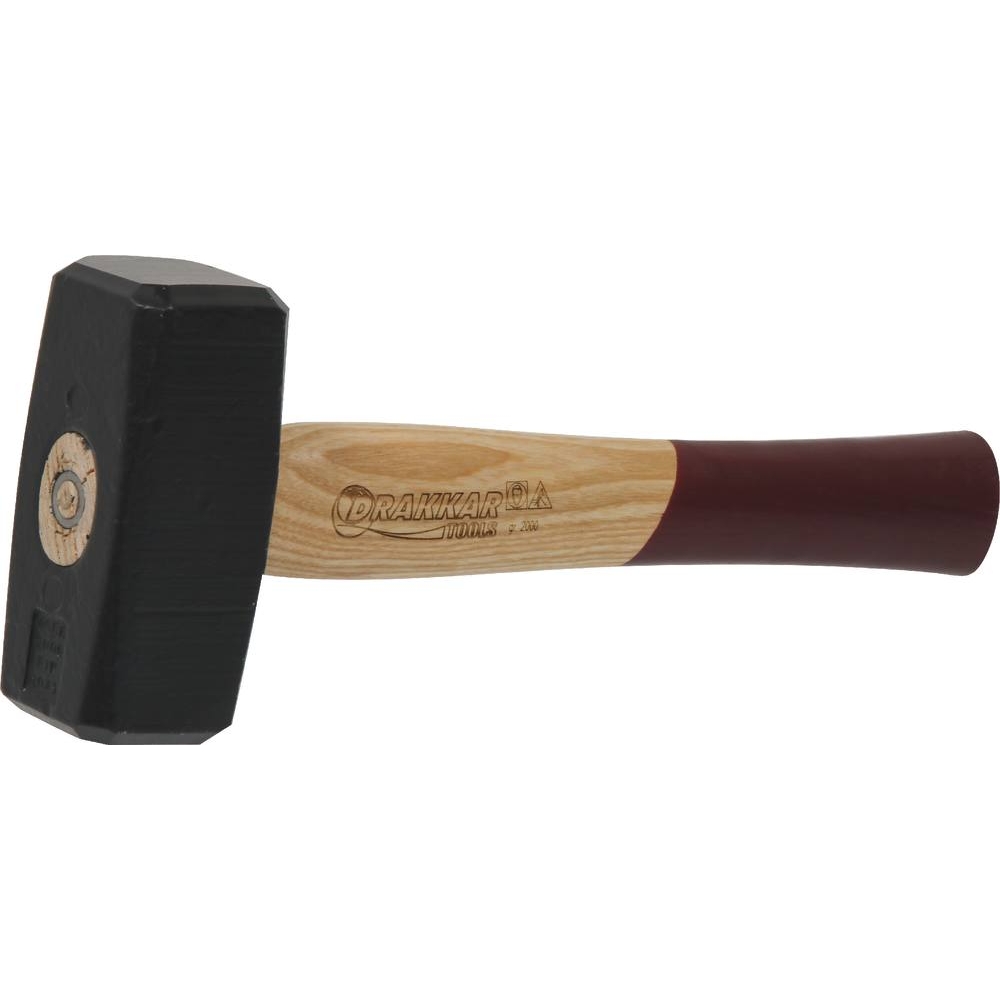 Massette de mécanicien 2Kg avec manche bois DRAKKAR TOOLS - 12714