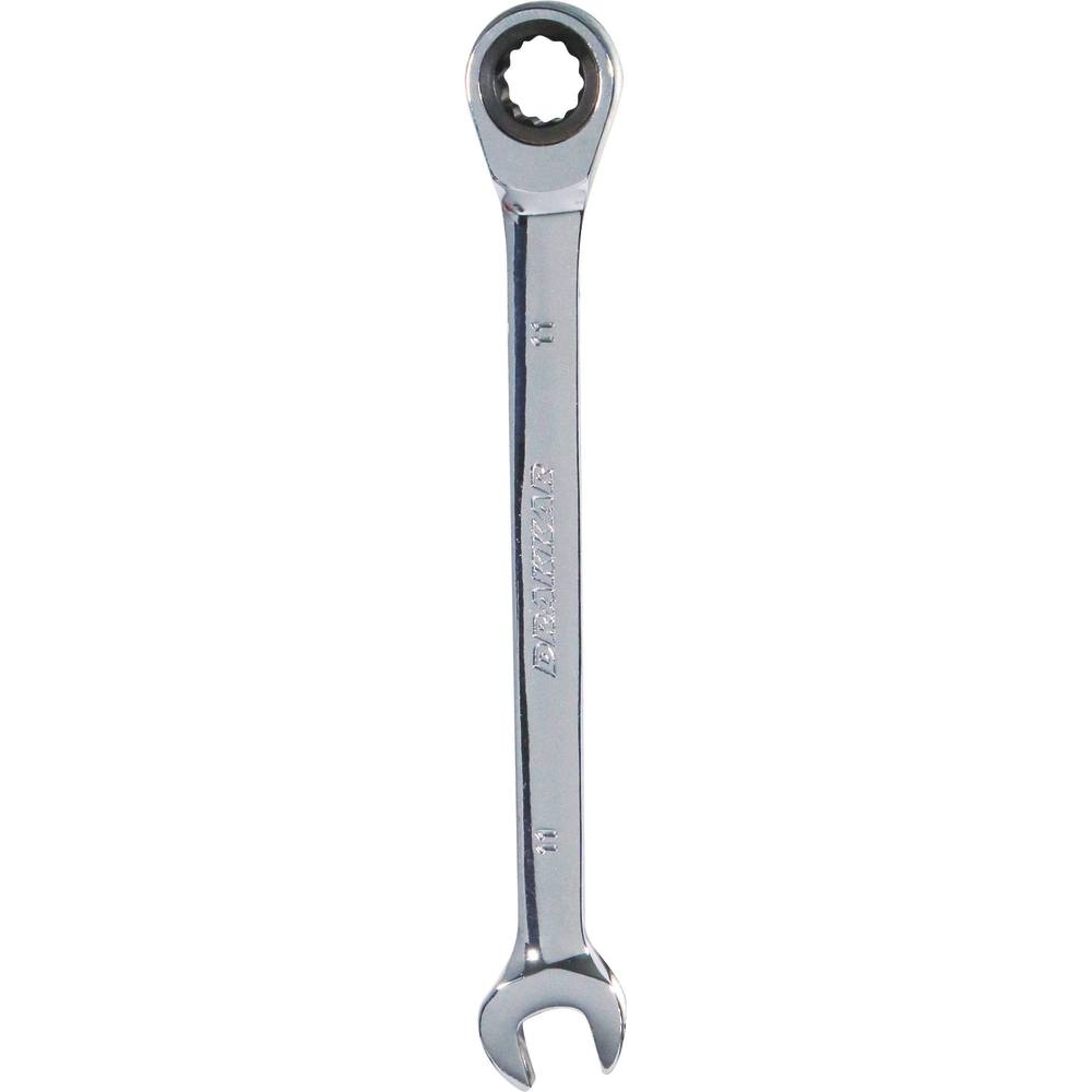 Clé mixte droite à cliquet de 11mm 72 dents - carte DRAKKAR TOOLS - 12824