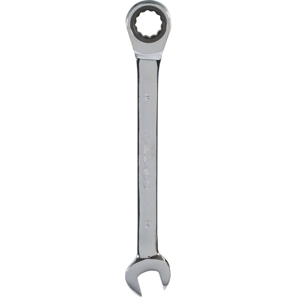 Clé mixte droite à cliquet de 16mm 72 dents - carte DRAKKAR TOOLS - 12828