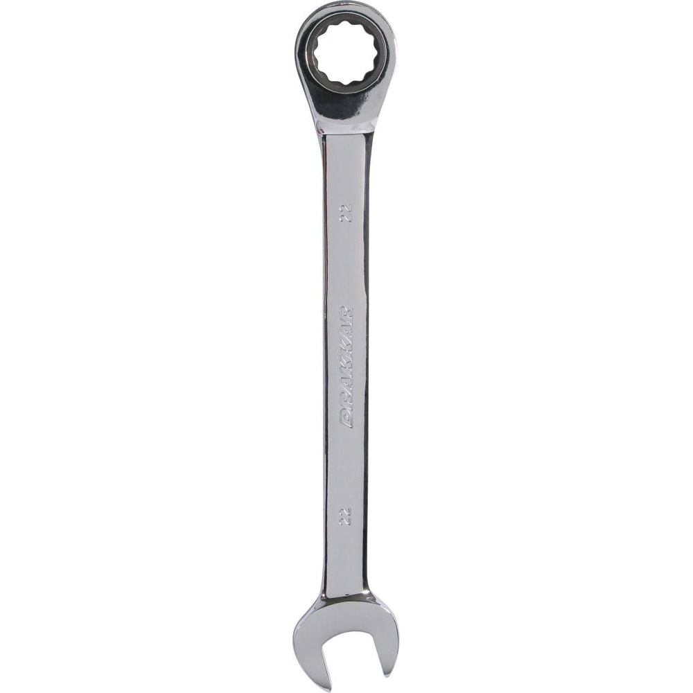 Clé mixte droite à cliquet de 22mm 72 dents - carte DRAKKAR TOOLS - 12831
