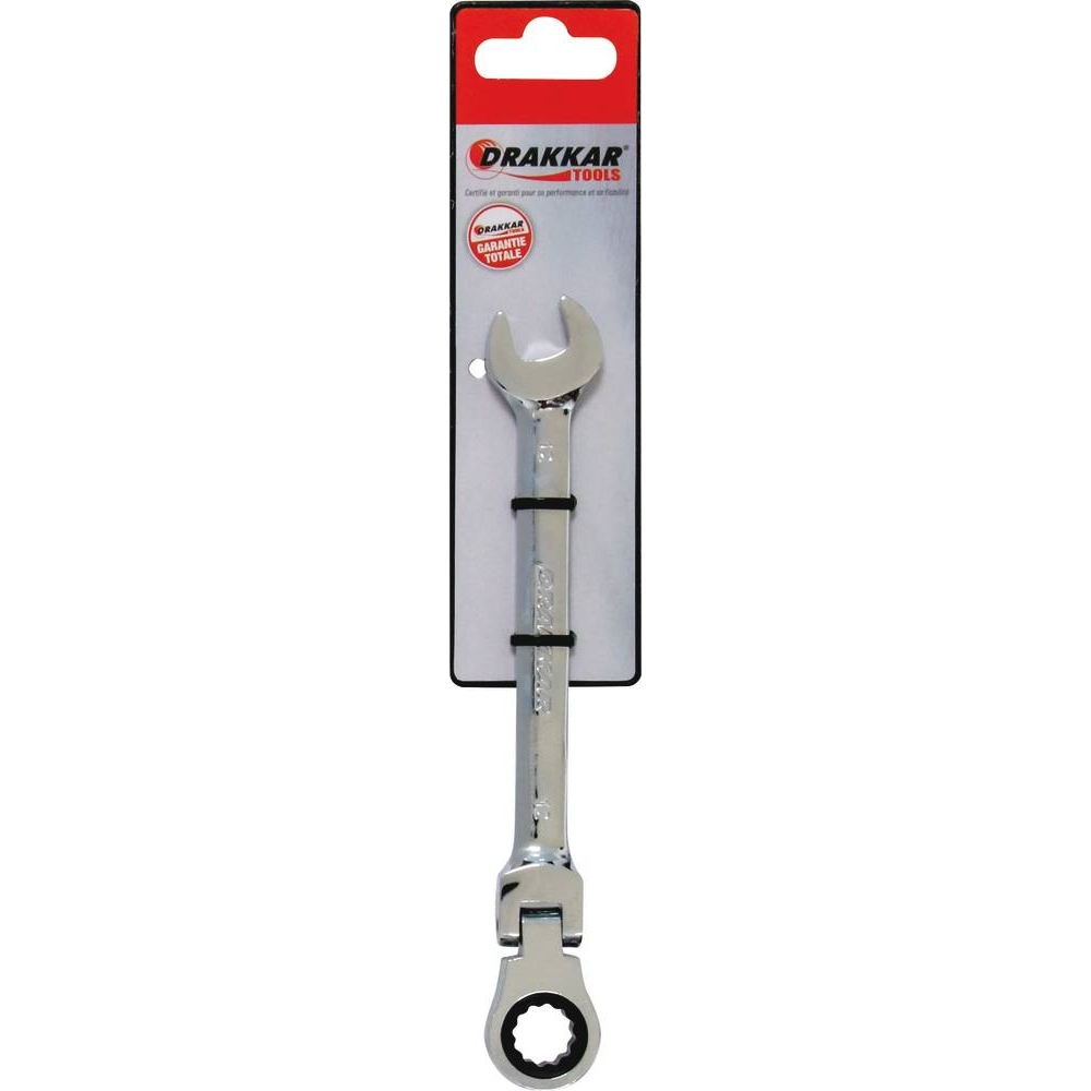 CLE MIXTE ARTICULEE A CLIQUET 12MM *DT* S - DRAKKAR TOOLS - 12869