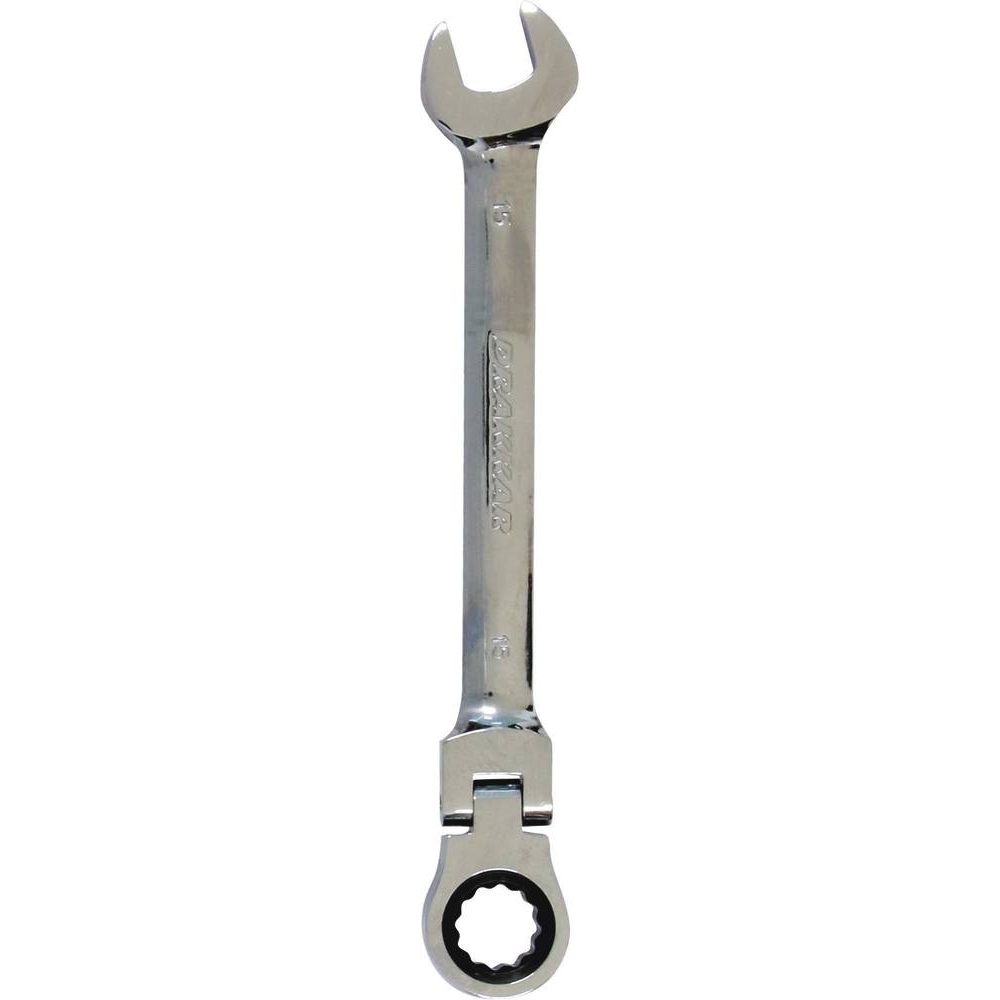 Clé mixte articulée à cliquet de 15mm - carte DRAKKAR TOOLS - 12875