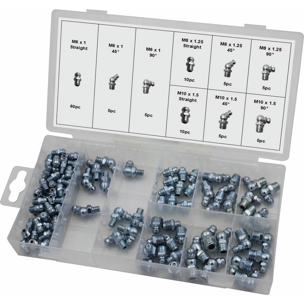 Coffret de 110 graisseurs hydrauliques DRAKKAR - 12910