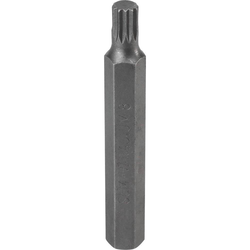 Embout hexagonal 10x75mm avec empreinte XZN 8mm DRAKKAR TOOLS - 12980