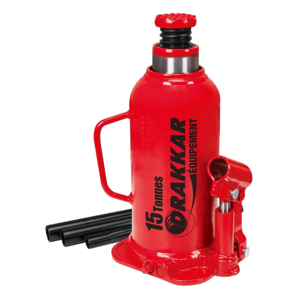 Cric bouteilles hydraulique 15t DRAKKAR EQUIPEMENT - 13015