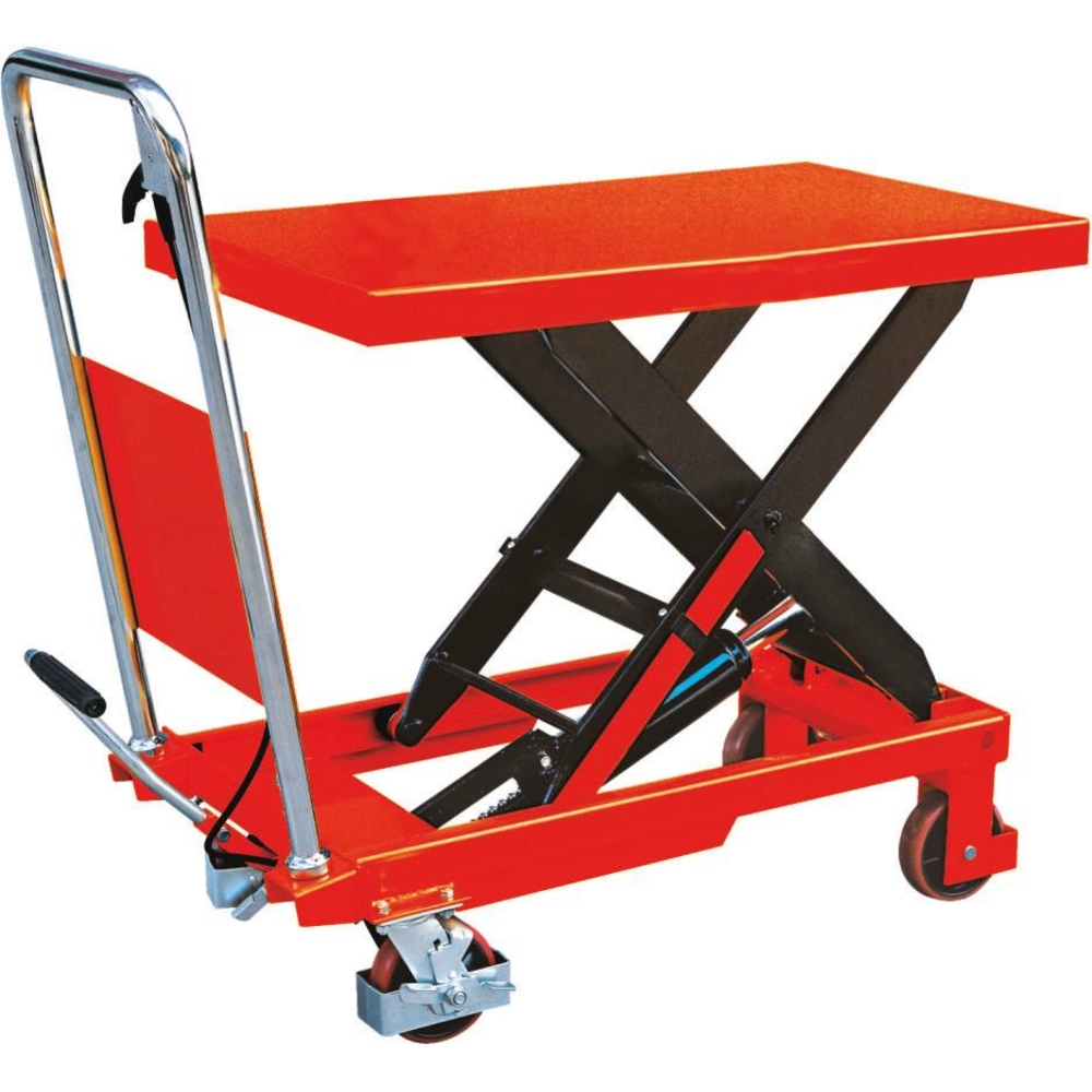 Table élévatrice mobile simple ciseau 500kg levée max 902mm DRAKKAR - 13165