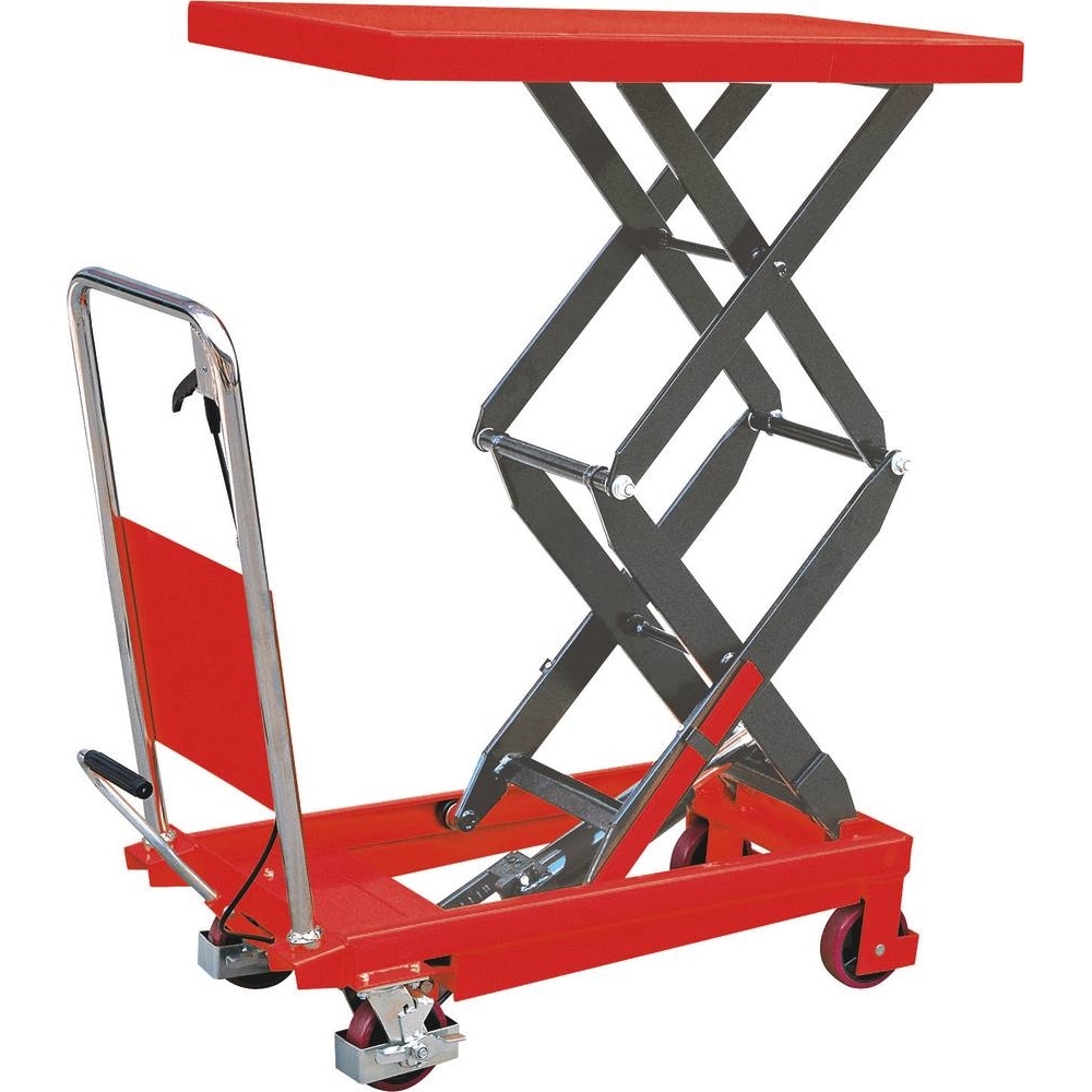 Table élévatrice mobile double ciseau 350kg levée max 1,3m DRAKKAR - 13170