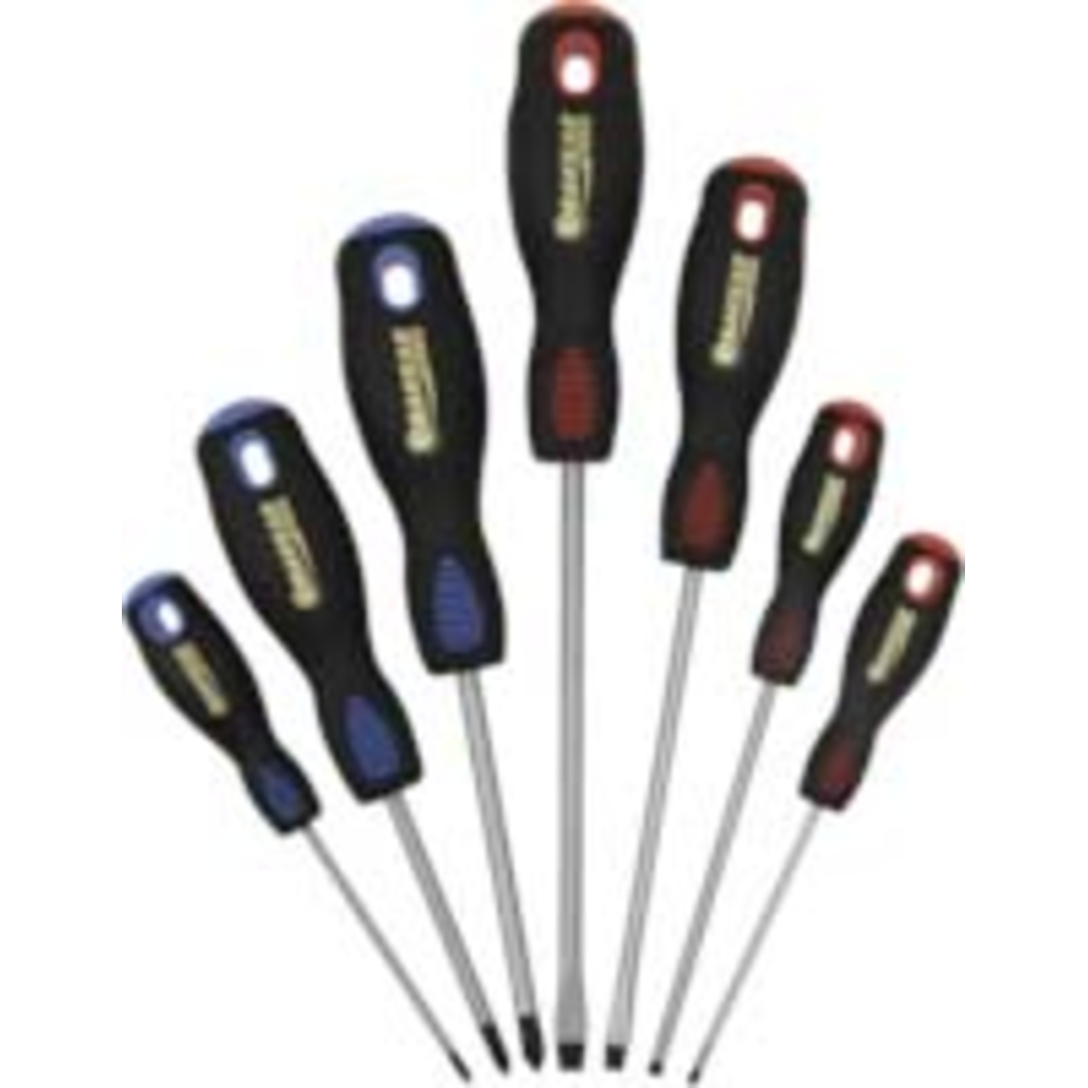 Tournevis plat et Phillips - boîte carton de 7 pcs DRAKKAR TOOLS - 13252