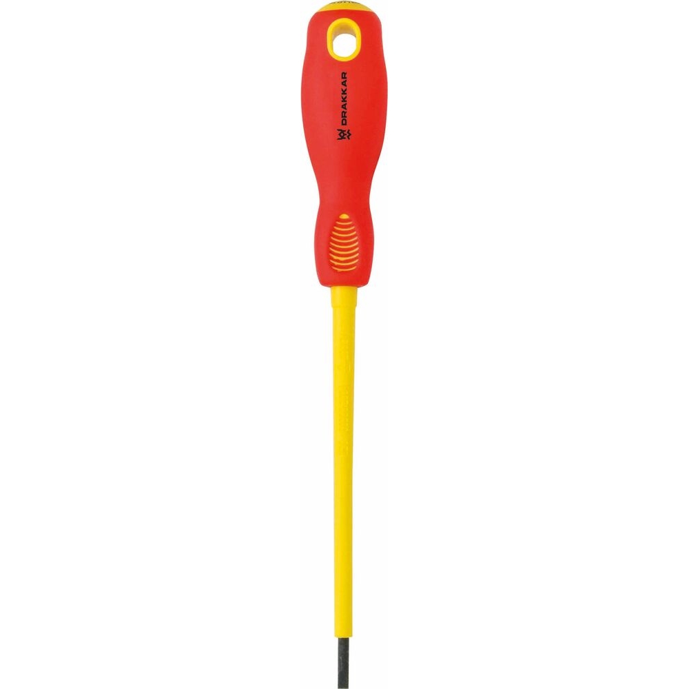 Tournevis plat 3x100mm isolé 1000V DRAKKAR TOOLS - 13281