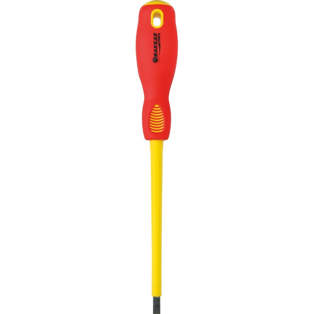 Tournevis plat 5,5x125mm isolé 1000V - carte DRAKKAR TOOLS - 13286