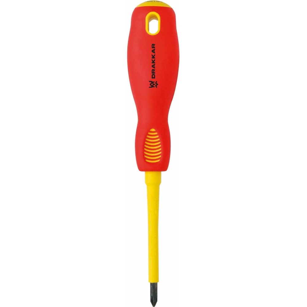 Tournevis Phillips PH1 80mm isolé 1000V DRAKKAR TOOLS - 13289